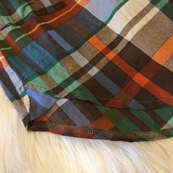 Urban Mangoz Plaid Shirt Dress L - Picture 6 of 9